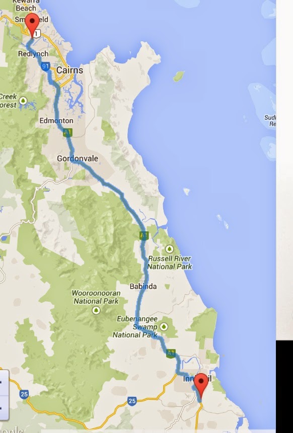 4 pedals & 4 paws Innisfail to Cairns