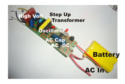 Mosquito Swatter Bat and Circuit Diagram ~ Amits IT Blog (Latest