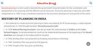Economic Planning in India