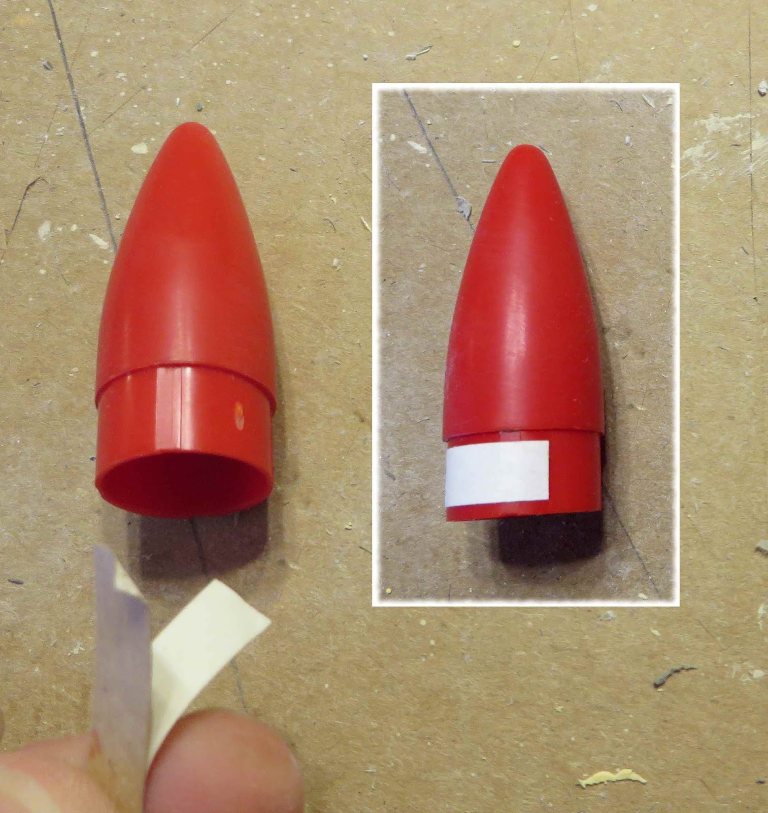 Model Rocket Building: Centuri Moonraker #KB-11 Build, Part 4, Nose