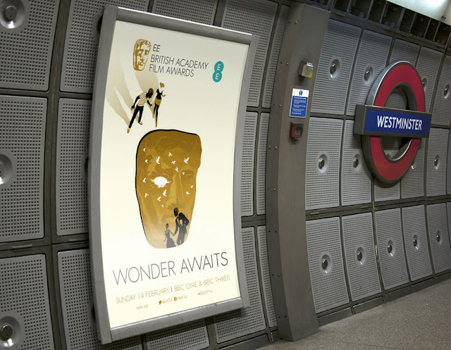 cartaz de divulgação BAFTA cartaz de divulgação BAFTA