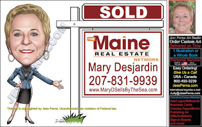 The Maine Real Estate Network Sold Sign 