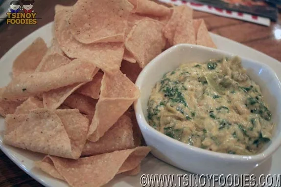 nachos artichoke dip