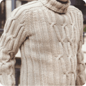 Suéter Hombre Trenzado a Dos Agujas o Knitting Suéter Hombre Trenzado a Dos Agujas o Knitting