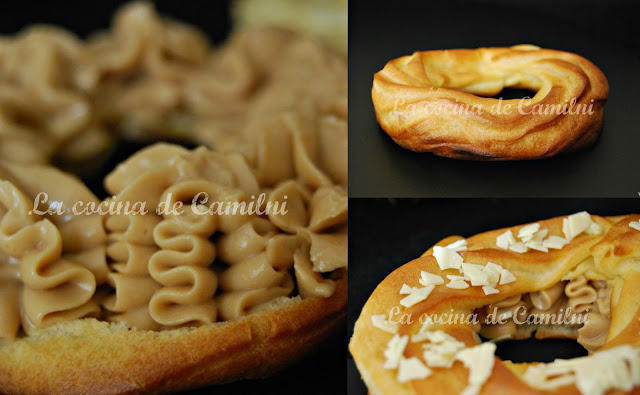 París Brest con crema de café (La cocina de Camilni) París Brest con crema de café (La cocina de Camilni)