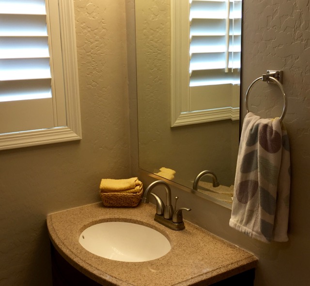 The Thrifty Snob Turning a half bath into a full bathroom