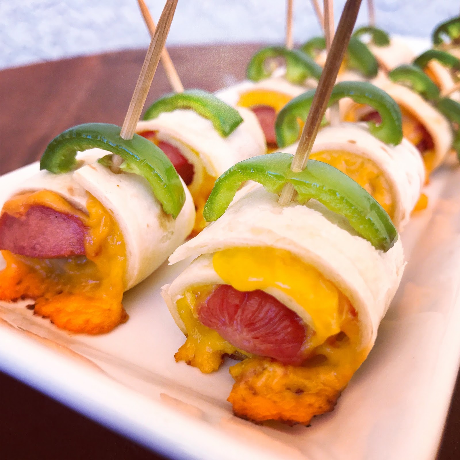 Hot DogCheddar RollUps