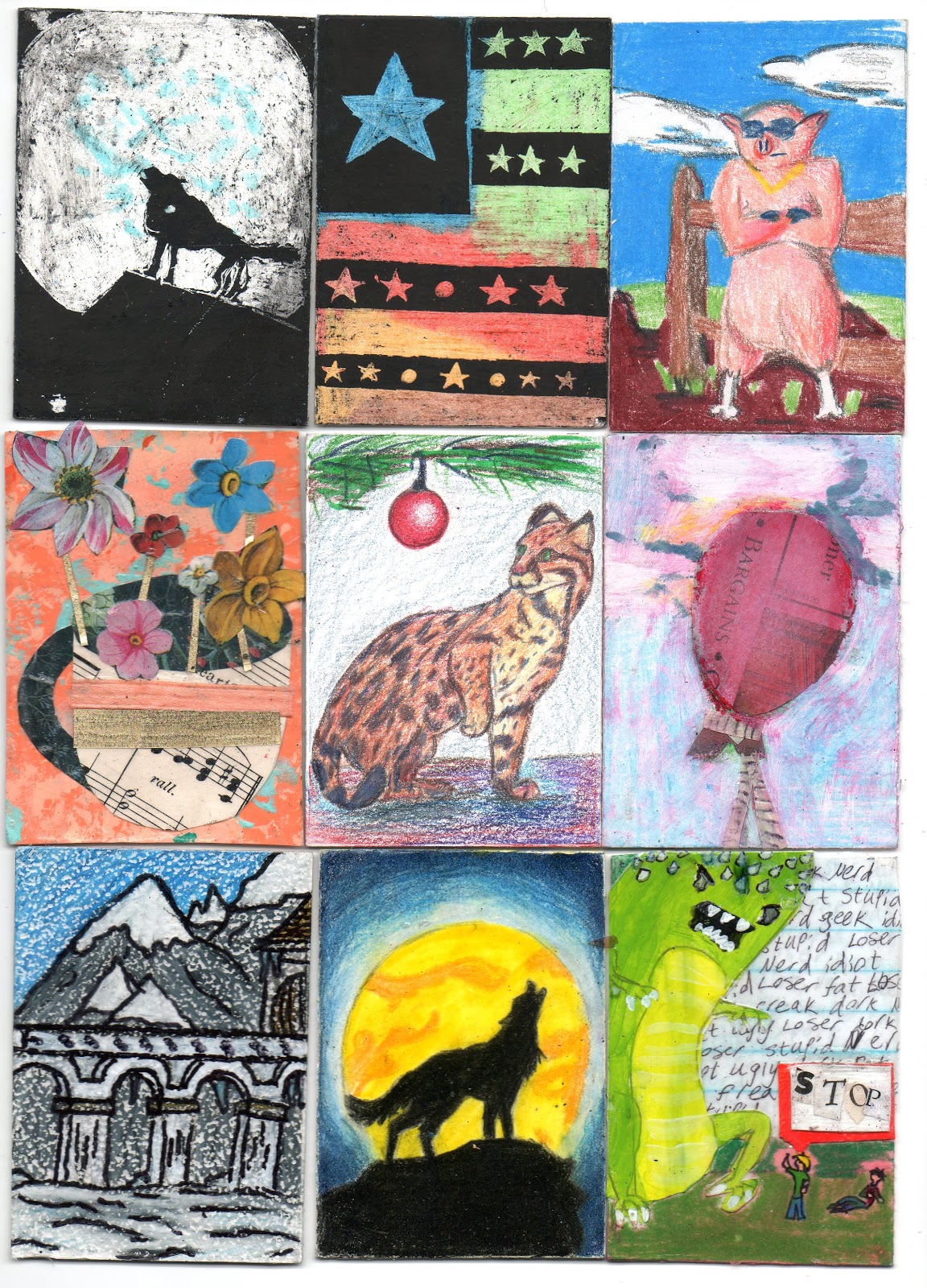 The Skillful Bee In the ClassroomArtist Trading Card Project