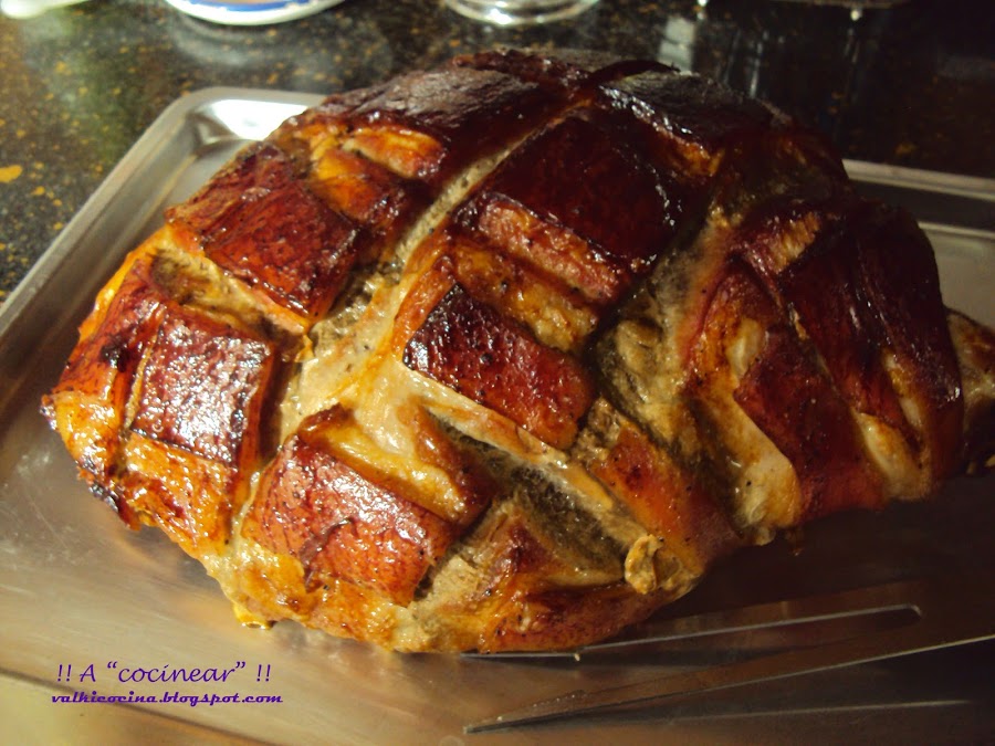 Pata de cerdo al horno