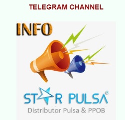 Channel Telegram Resmi Server Star Pulsa Channel Telegram Resmi Server Star Pulsa
