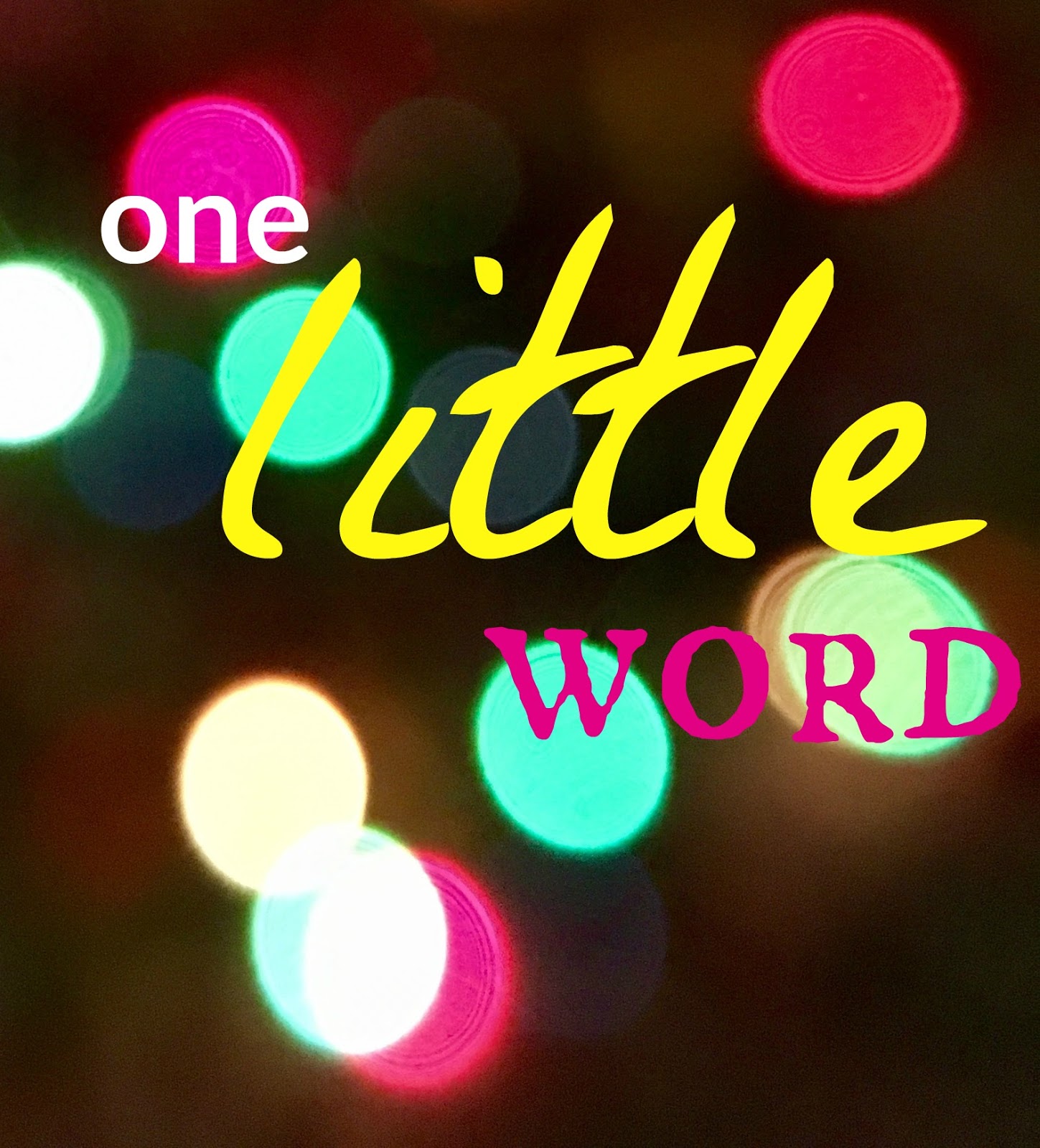 Live Your Poem... 2017 One Little Word