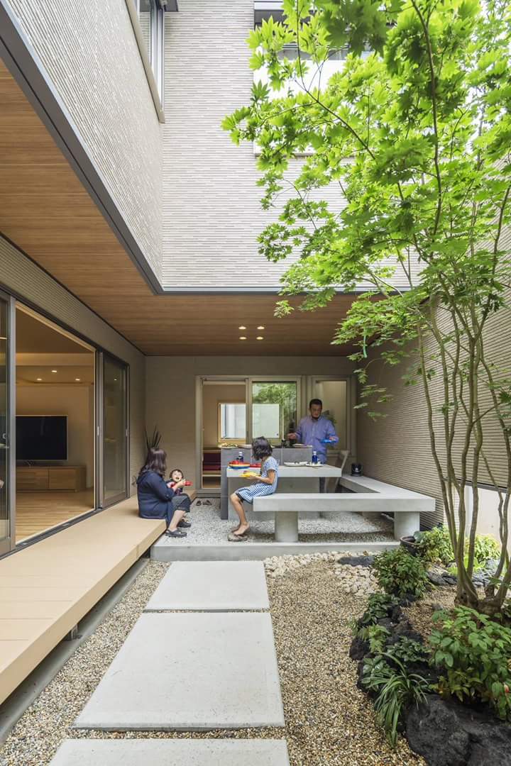 Contoh Desain Halaman Belakang Rumah Minimalis Modern Model Baru - Foto