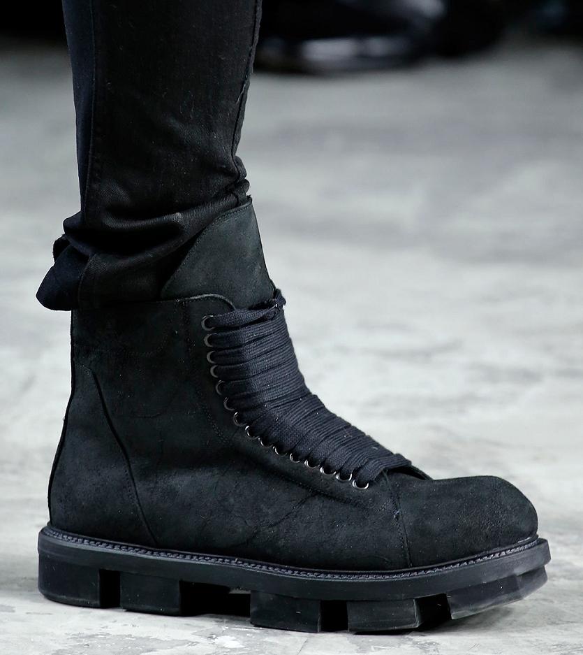 Fashion & Lifestyle: Rick Owens Boots... Fall 2013 Menswear