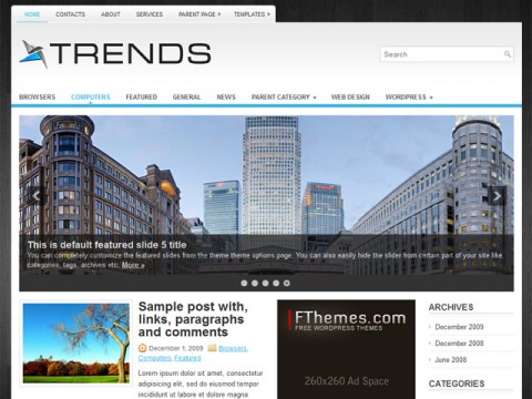 Free Trends - Impressive WordPress Theme Free Trends - Impressive WordPress Theme
