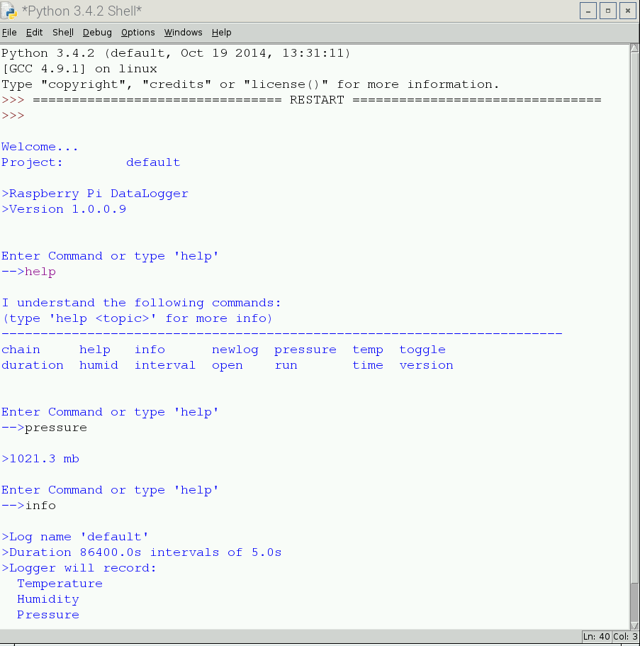 Raspberry Pi Sense HAT data logger Superdecade Games