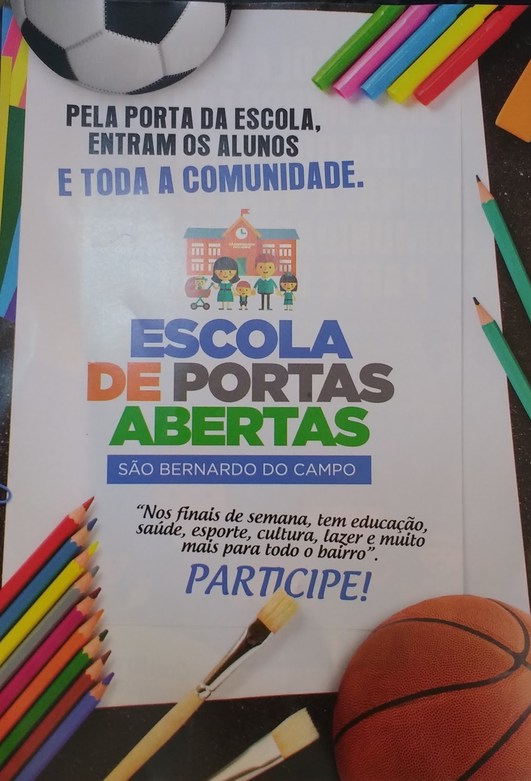 EMEB Viriato Correia: ESCOLA DE PORTAS ABERTAS - ACOMPANHE AS