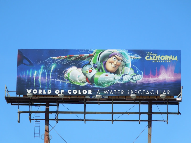 Buzz Lightyear World of Color billboard