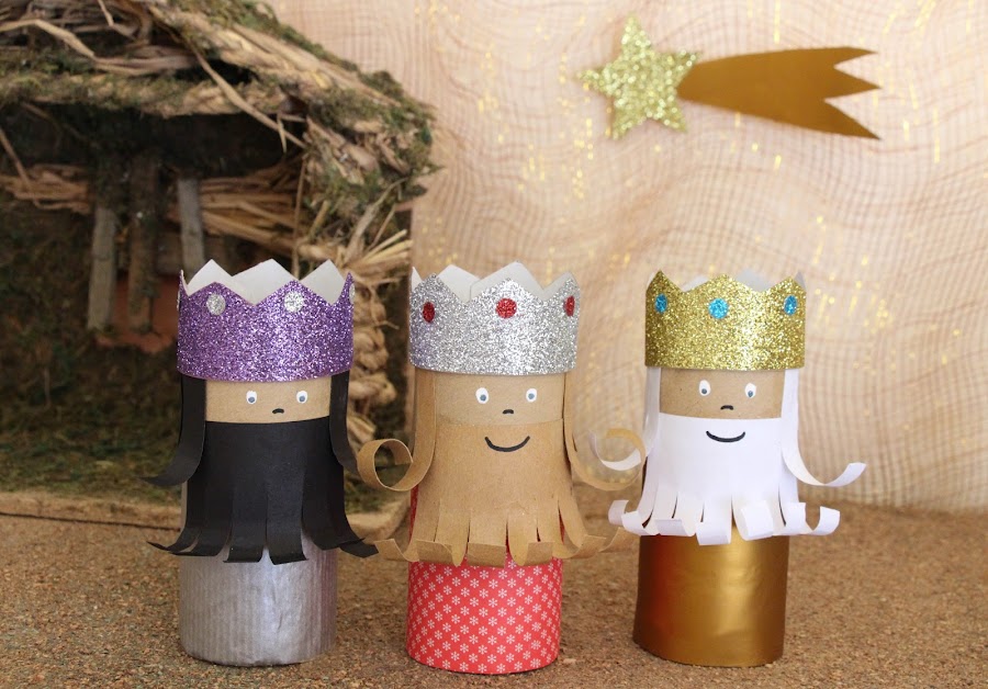 reyes magos rollo papel higienico