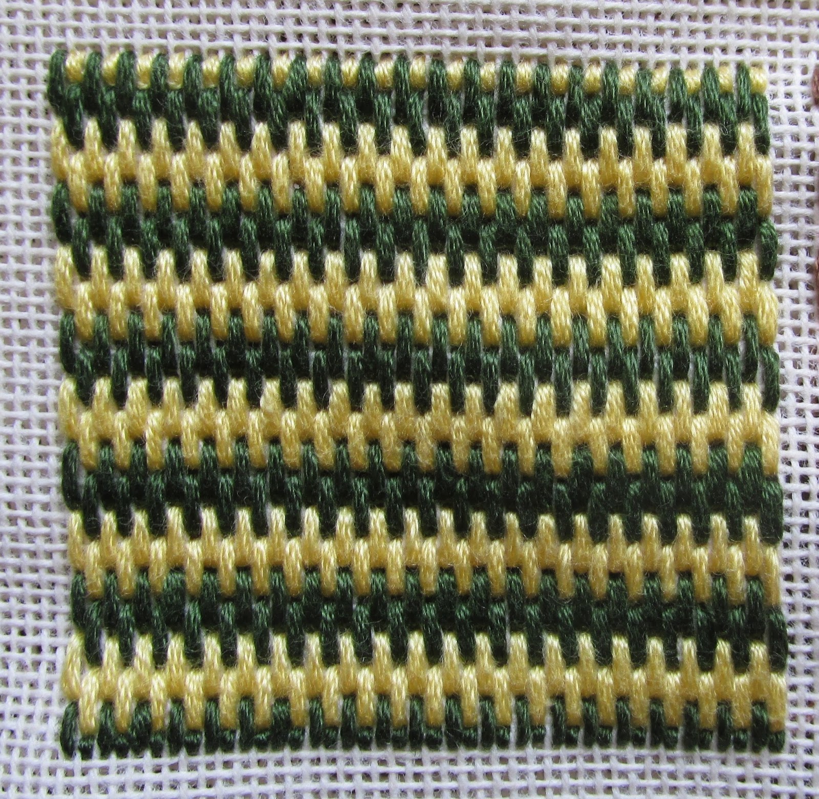 MY CRAFT WORKS Smalls SAL 2015 June finish, Needlepoint Brick stitch