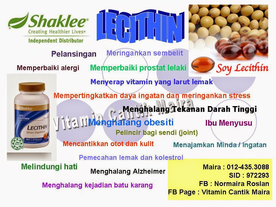 Kebaikan Lecithin Shaklee CeLoteh MJ