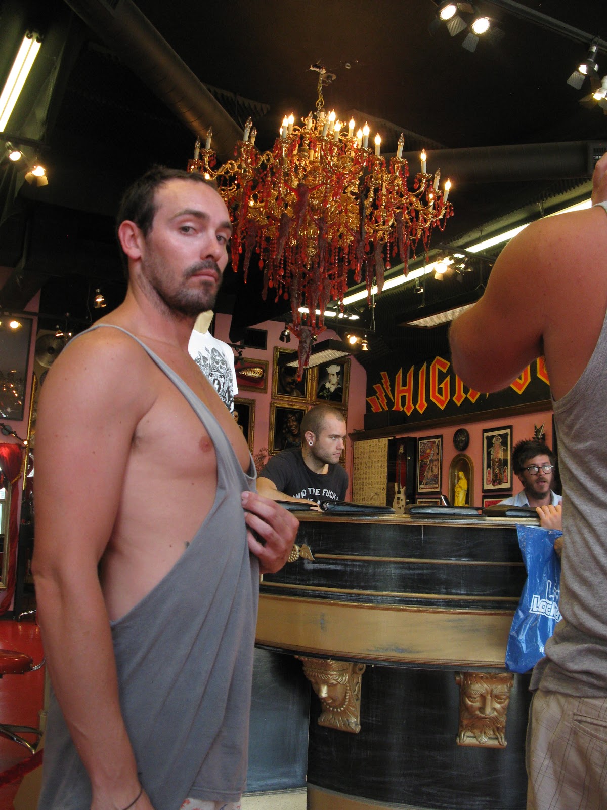 Casual B-Man: Casual Nipple Slip