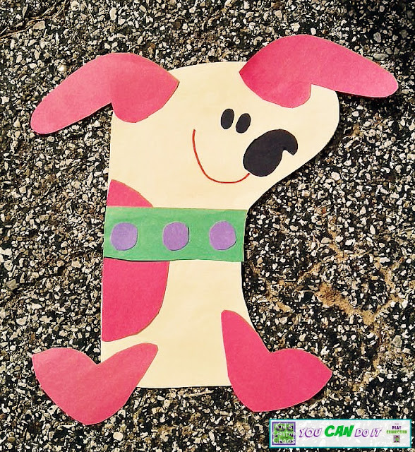 Make a Puppy Paper Stocking