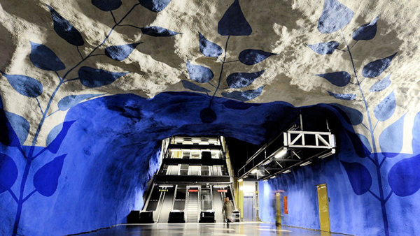 Hệ thống ga tàu điện ngầm tại Stockholm, Thụy Điển Hệ thống ga tàu điện ngầm tại Stockholm, Thụy Điển