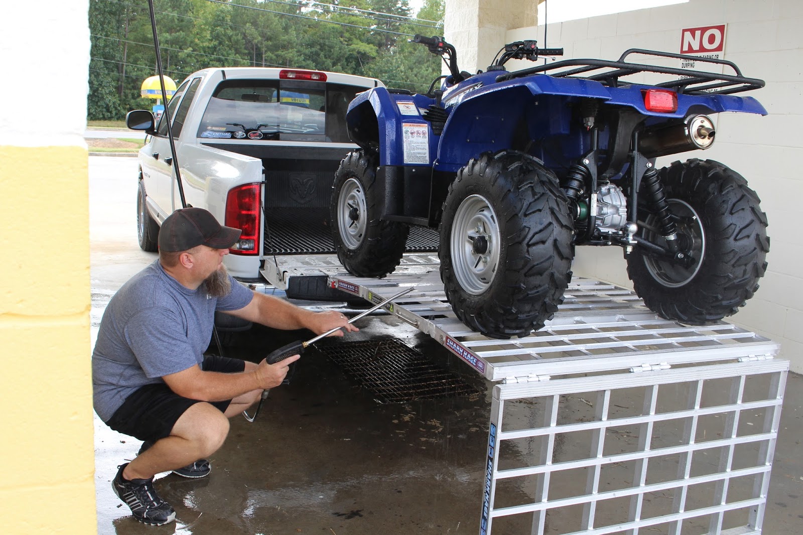 Cleaning ATV