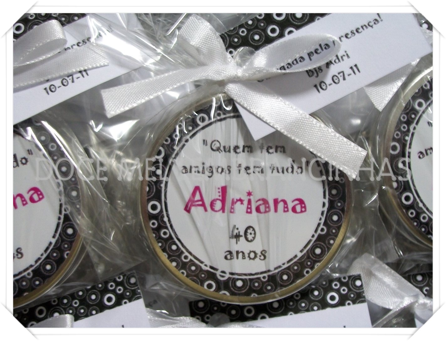 Doce Mel Lembrancinhas Personalizadas: 40 ANOS