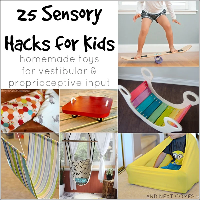 25 sensory hacks for kids with autism and/or sensory processing disorder from And Next Comes L