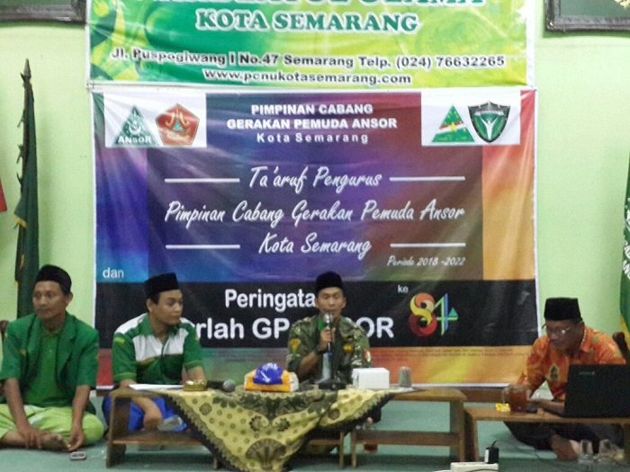 Taaruf Pengurus GP Ansor Kota Semarang Jawab Hasil Konfercab VIII
