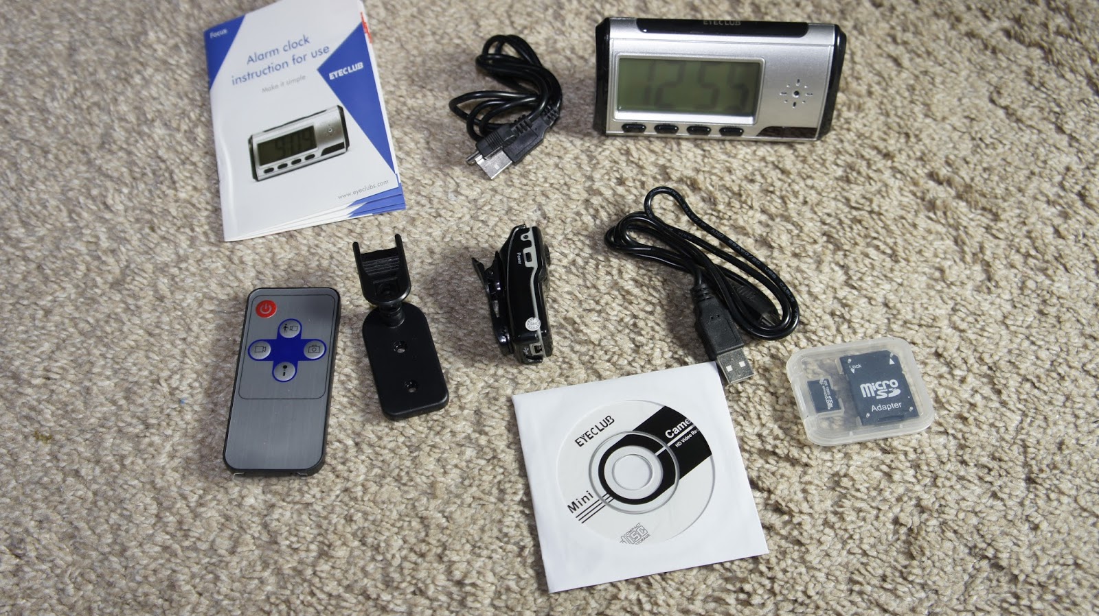 Hidden Camera Alarm Clock by Let Me Review That For You!