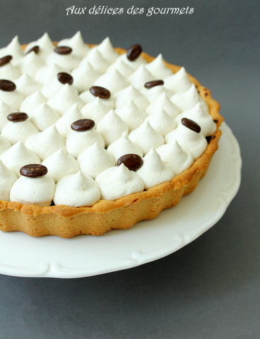 TARTE CHOCOLAT/CHANTILLY CAFÉ