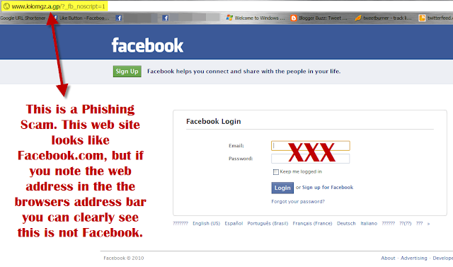 phishing facebook