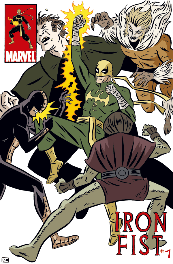RELAUNCHED IRON FIST 1 by Dan Christensen