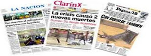 Mira las tapas de los diarios Argentinos aqui.