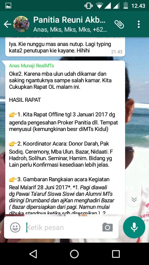 Contoh Undangan Grup Wa