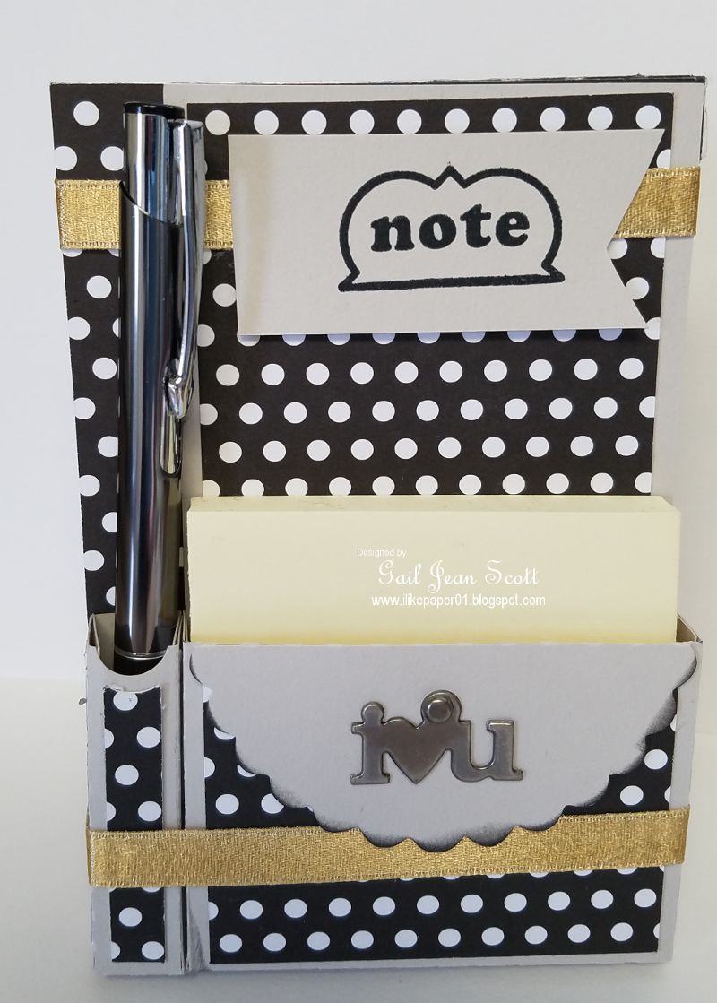 I Like Paper Sticky Note Holder 2