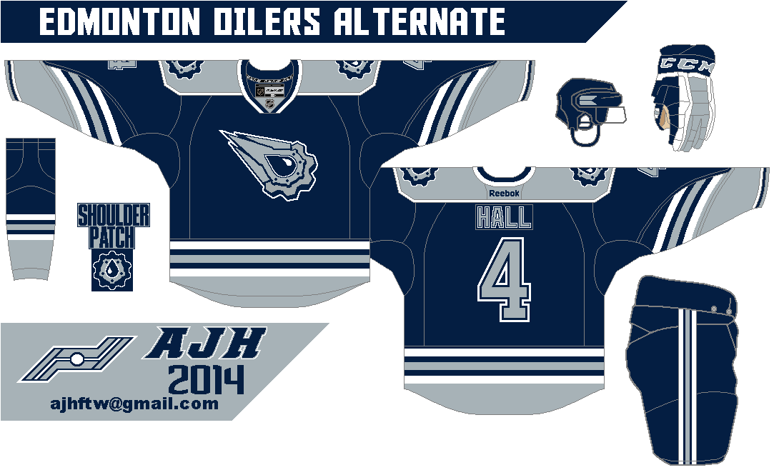 AJH Hockey Jersey Art: Hamilton Bulldogs Concept