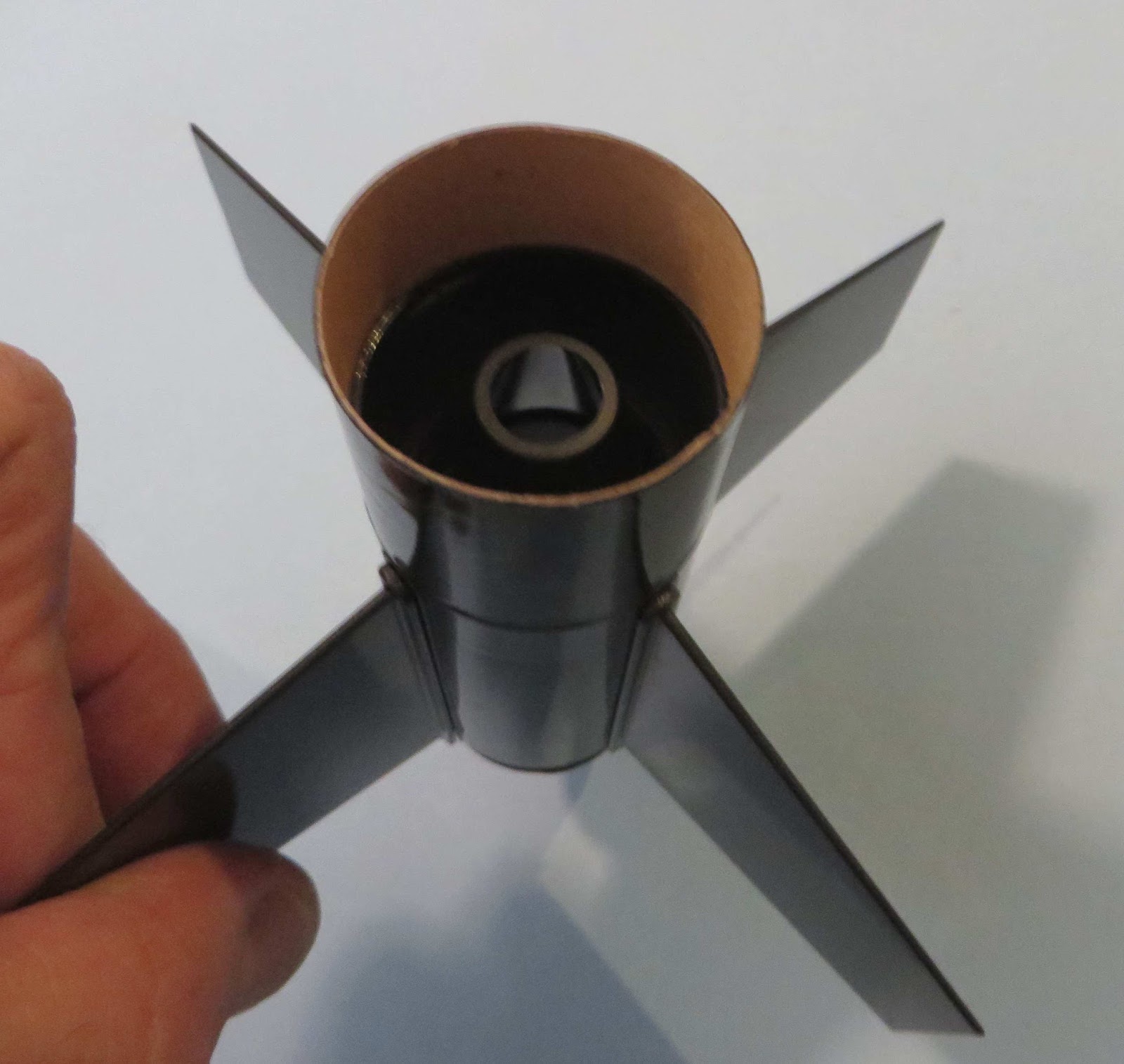 Model Rocket Building Estes Booster 55, Part 2