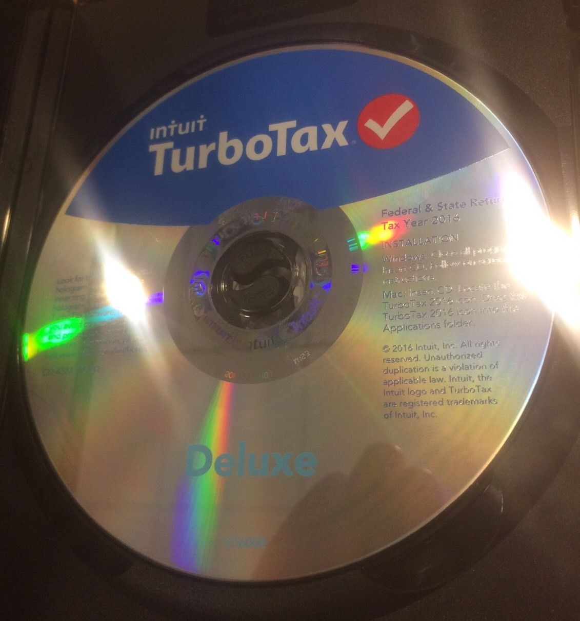 TurboTax Deluxe 2016 Tax Software Federal & State + Fed Efile PC/MAC Diss - This is to clarify the confusion regarding what forms can ...