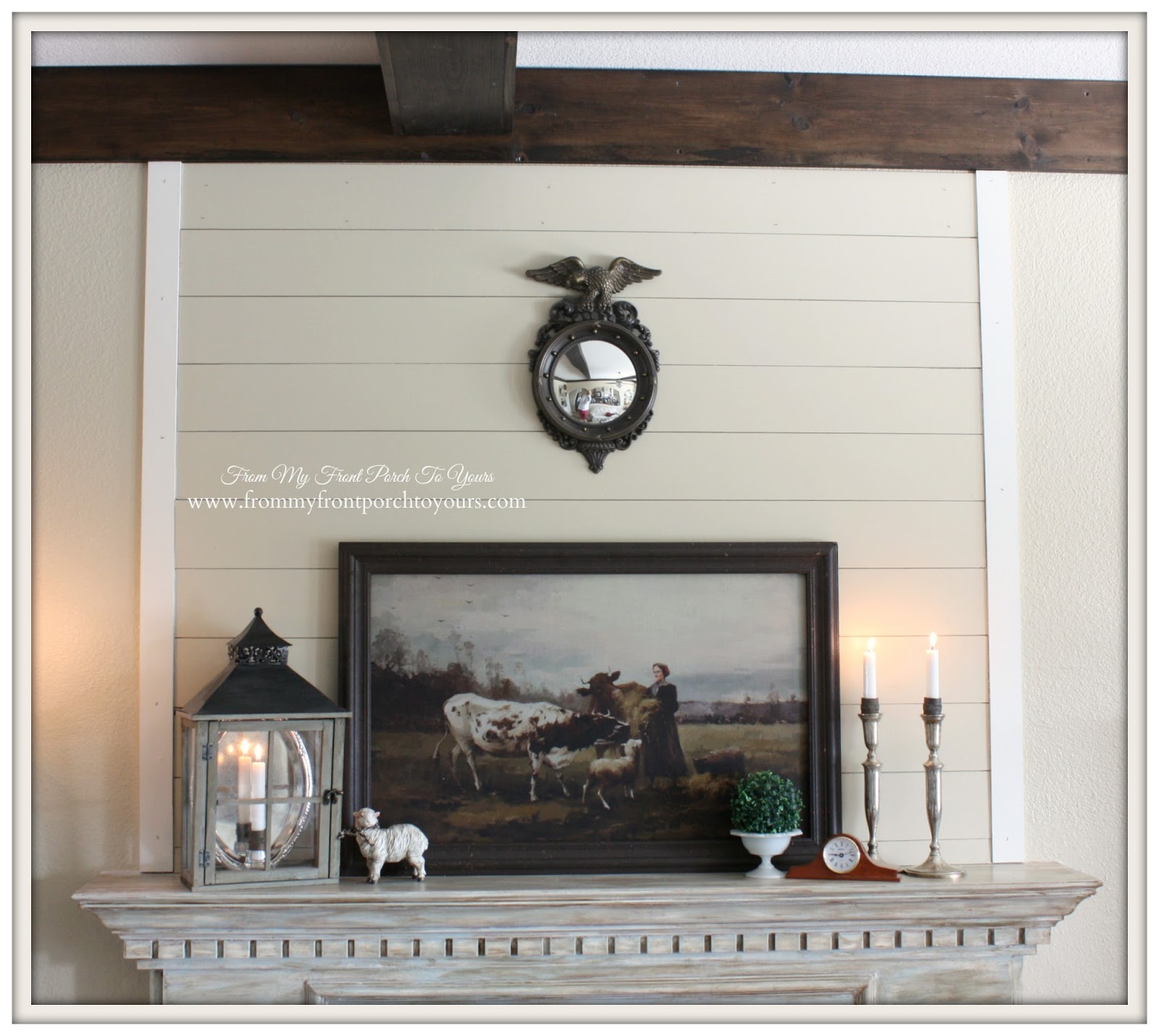 From My Front Porch To Yours: French Country Mantel
