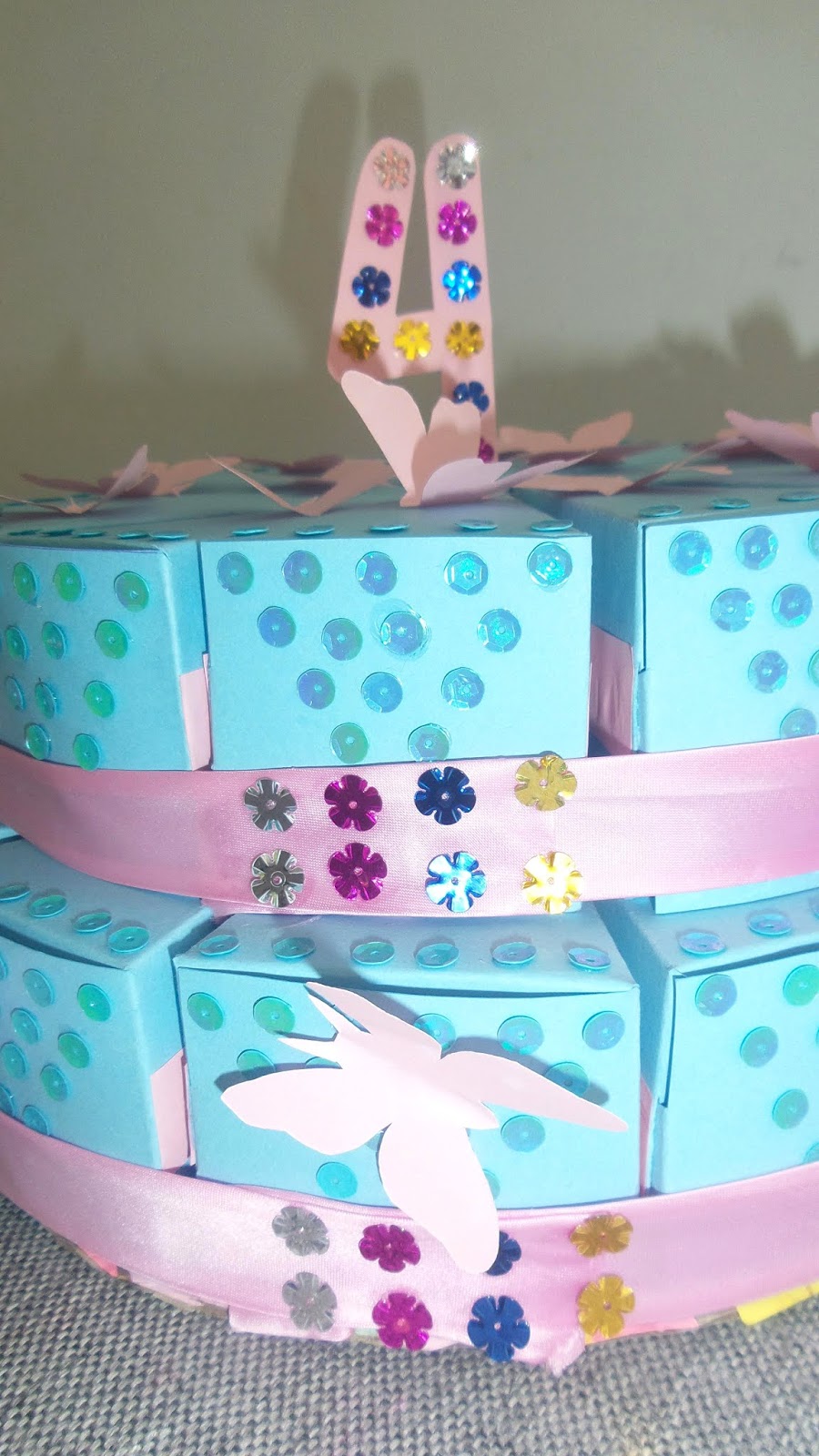 Tort Z Papieru Do Przedszkola Różane Dzieciństwo: Papierowy tort urodzinowy