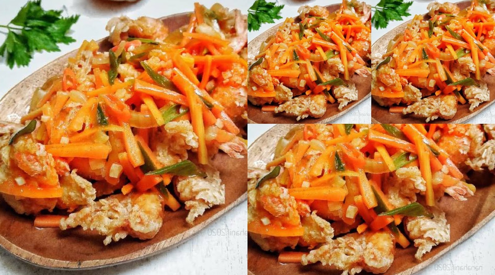 Udang Goreng Tepung Saus Pedas Asam Manis by Nana Hanif Udang Goreng Tepung Saus Pedas Asam Manis by Nana Hanif