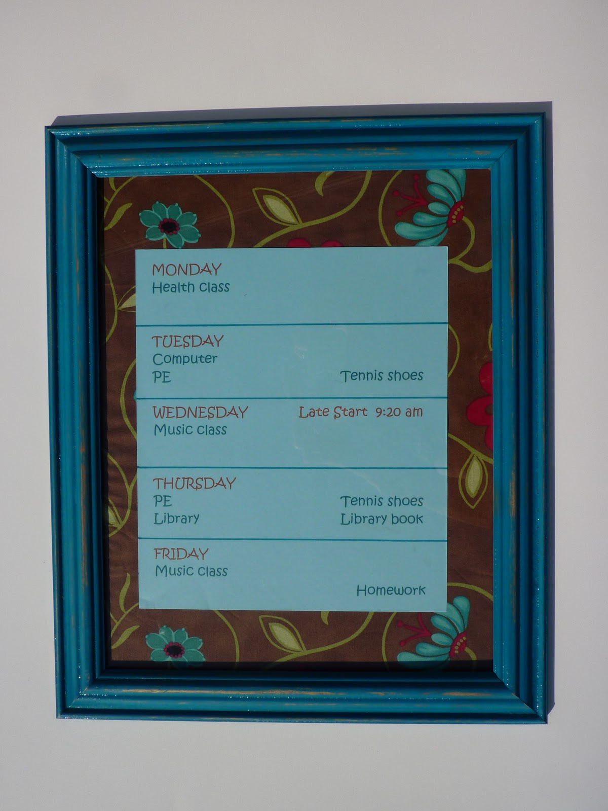 No time to be bored Weekly Planner Dry Erase Board Tutorial