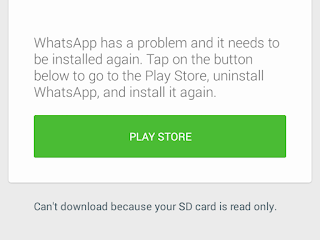 Cara Fix WhatsApp Error Sdcard Read Only