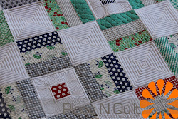 quilting machine modern geometric quilt blocks quilted walking foot swirls piece quilts designs spirals sewing motion beginner solid eights alternating