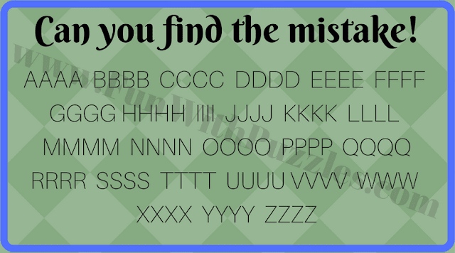 Will you be able to find mistake in this?