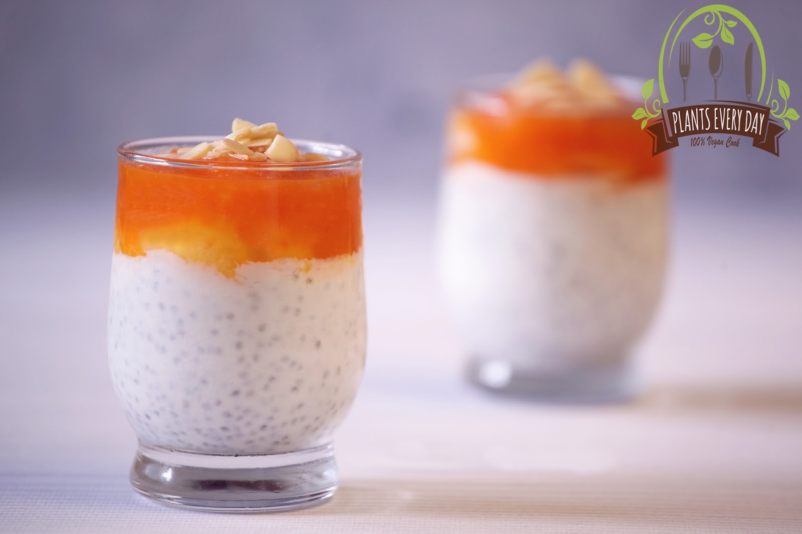 Pudding chia z konfiturą z dyni plantseveryday