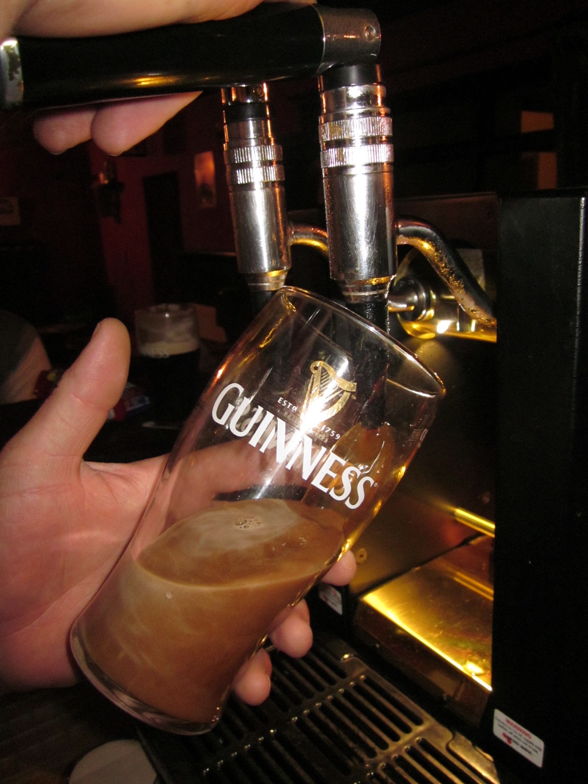 Erica's Italian Adventure Pulling Pints and Taking Names